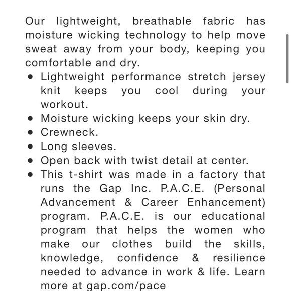 NWT Gap active top - Picture 2 of 5